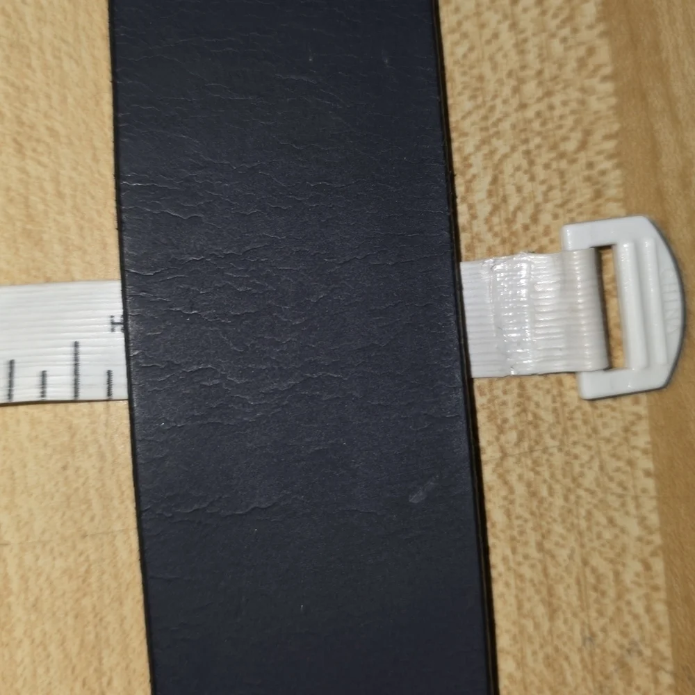 Timberland Leather Belt Blue Size 42 #BLT8